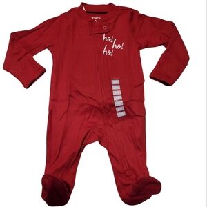 Carters Christmas Ho Ho Red Baby One Piece Size Newborn